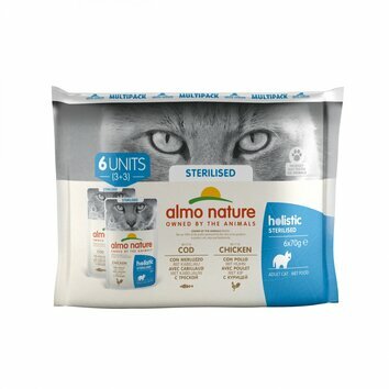 Pâtée pour chat Sterilised 6 X 70 g Almo Nature Pâtée pour chat Sterilised 6 X 70 g Almo Nature