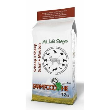Croquettes pressées chien au mouton 12 kg Farm Food Croquettes pressées chien au mouton 12 kg Farm Food