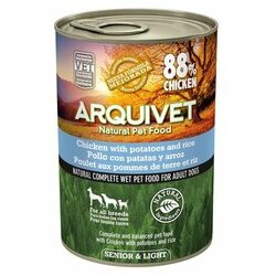Pâtée Senior et Light Poulet Pomme de terre Riz 6 x 400 g Arquivet Pâtée Senior et Light Poulet Pomme de terre Riz 6 x 400 g Arquivet