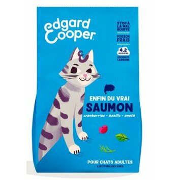 Croquettes pour chat sans céréales Saumon Frais Edgard et Cooper