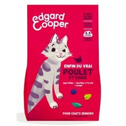 Croquettes pour chat Senior sans céréales 2 kg Edgard et Cooper