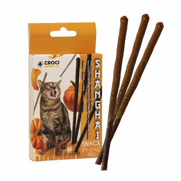 Bâtonnets pour chat Poulet Thon Citrouille 50 g par Croci Bâtonnets pour chat Poulet Thon Citrouille 50 g par Croci