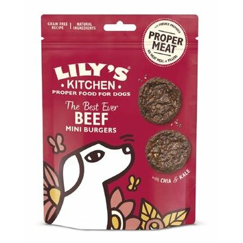 Friandises pour chien Mini Burgers 70 g par Lily's Kitchen Friandises pour chien Mini Burgers 70 g par Lily's Kitchen