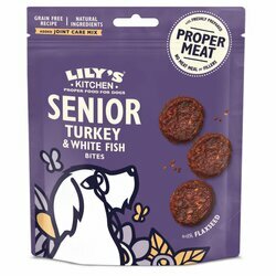 Friandises pour chien Senior Dinde et Poisson blanc 70 g Lily's Kitchen Friandises pour chien Senior Dinde et Poisson blanc 70 g Lily's Kitchen