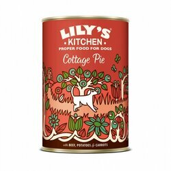 Pâtée pour chien Boeuf aux carottes 6 x 400 g Lily's Kitchen