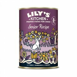 Pâtée pour chien Senior dinde et canneberge 6 x 400 g Lily's Kitchen Pâtée pour chien Senior dinde et canneberge 6 x 400 g Lily's Kitchen