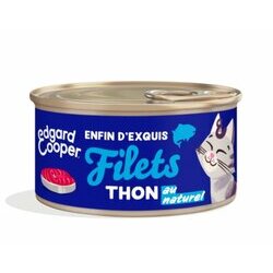 Filets pour chat au Thon naturel 24 x 70 g Edgard et Cooper Filets pour chat au Thon naturel 24 x 70 g Edgard et Cooper