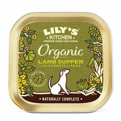Pâtée Bio pour chien à l'agneau 11 x 150 g Lily's Kitchen Pâtée Bio pour chien à l'agneau 11 x 150 g Lily's Kitchen