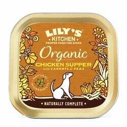 Pâtée Bio pour chien au poulet 11 x 150 g Lily's Kitchen Pâtée Bio pour chien au poulet 11 x 150 g Lily's Kitchen
