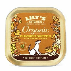 Pâtée Bio pour chien au poulet 11 x 150 g Lily's Kitchen