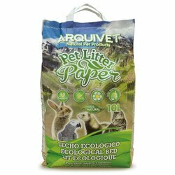 Litière écologique papier pour petits animaux 10 litres Arquivet