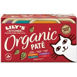 Multipack pâtée pour chat Bio 4 saveurs 8 x 85 g Lily's Kitchen Multipack pâtée pour chat Bio 4 saveurs 8 x 85 g Lily's Kitchen