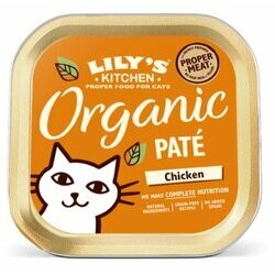 Pâtée Bio pour chat au poulet 19 x 85 g Lily's Kitchen Pâtée Bio pour chat au poulet 19 x 85 g Lily's Kitchen