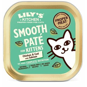 Pâtée pour chaton Poulet Cabillaud Saumon 19 x 85 g Lily's Kitchen