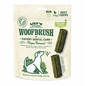 Sticks dentaires naturels pour chien Woofbrush par 7 Lily's Kitchen