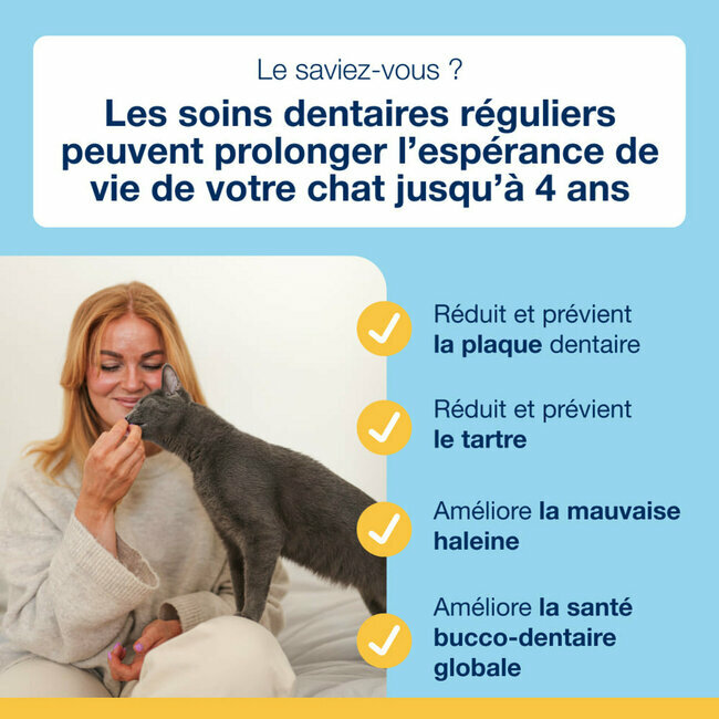 PlaqueOff Dental Croq' Veggie Chats anti-tartre ANTI GASPI 60 g Buccosanté