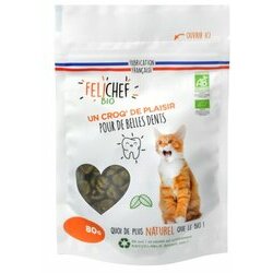 Friandises Bio hygiène bucco-dentaire pour chat 80 g Felichef