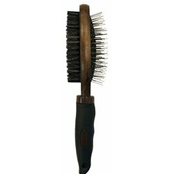 Brosse professionnelle double face Vintage Barbershop avec coffret Croci