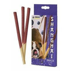 Bâtonnets pour chien Poulet saveur Myrtille 96 g par Croci