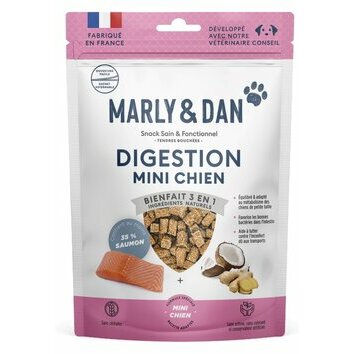 Tendres bouchées Mini chien Digestion 50 g par Marly et Dan