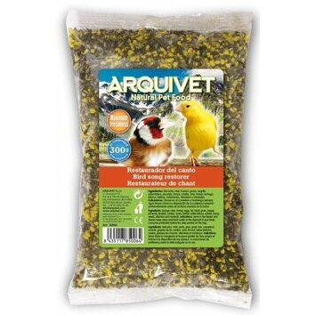 Graines restaurateur de chant pour oiseaux granivores 300 g par Arquivet Graines restaurateur de chant pour oiseaux granivores 300 g par Arquivet
