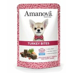Friandises Dinde fraîche sans céréales 100 g Amanova Friandises Dinde fraîche sans céréales 100 g Amanova