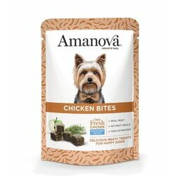 Friandises Poulet frais sans céréales 100 g Amanova Friandises Poulet frais sans céréales 100 g Amanova