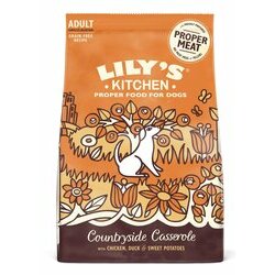Croquettes pour chien sans céréales Poulet Canard 12 kg Lily's Kitchen