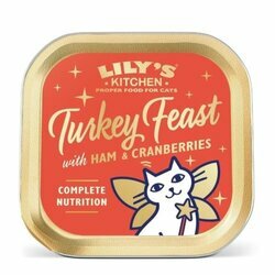 Pâtée pour chat Festin de dinde avec jambon 19 x 85 g Lily's Kitchen