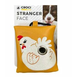 Porte-sac à crottes Stranger face Poule par Croci