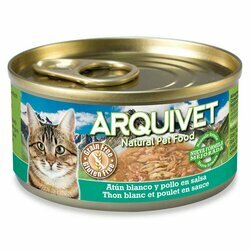 Filets pour chat en sauce sans céréales 6 x 80 g Arquivet