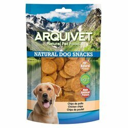 Friandises chips naturelles de poulet Light Arquivet