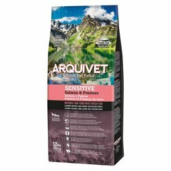 Croquettes chien Sensitive Saumon 12 kg Arquivet