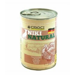 Pâtée pour chien Dinde Niki Natural 6 x 400 g Croci