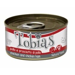 Pâtée naturelle pour chien poulet et jambon de poulet Tobias 6 x 85 g Croci