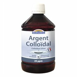 Argent Colloïdal 20 PPM naturel 500 ml Biofloral