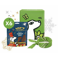Coffret de 6 friandises de Noël avec cadeau Lily's Kitchen Coffret de 6 friandises de Noël avec cadeau Lily's Kitchen