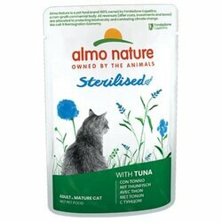 Pâtée naturelle pour chat Sterilised 6 x 70 g Almo Nature