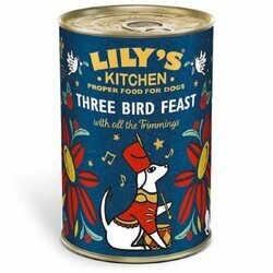 Pâtée festive Three Bird feast dinde oie canard 6 x 400 g Lily(s Kitchen