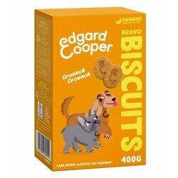 Biscuits naturels protéinés pour chien banane beurre de cacahuète 400 g Edgard et Cooper