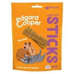 Sticks protéinés naturels pour chien au poulet 75 g Edgard et Cooper