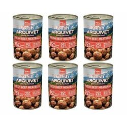 Pâtée en boulettes Boeuf avec patate douce 6 x 400 g Arquivet