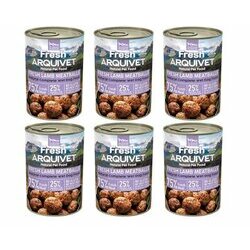 Pâtée en boulettes Agneau carottes patate douce 6 x 400 g Arquivet