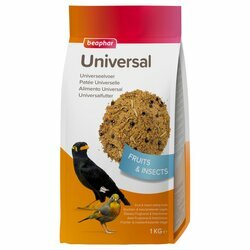 Pâtée universelle oiseaux Fruits et insectes 1 kg Beaphar