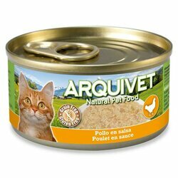 Filets pour chat en sauce au Poulet sans céréales 6 x 80 g Arquivet
