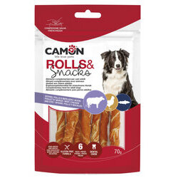 Os peau de boeuf poulet et morue par 3 chien Camon