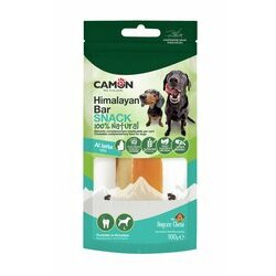Barre Dental chien fromage de Yack au lait de l'Himalaya Large Camon Barre Dental chien fromage de Yack au lait de l'Himalaya Large Camon