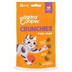 Friandises naturelles chat crunchies poulet 50 g Edgard et Cooper Friandises naturelles chat crunchies poulet 50 g Edgard et Cooper