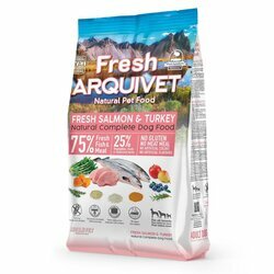 Croquettes chien semi-humide Fresh Saumon et dinde frais 2.5 kg Arquivet Croquettes chien semi-humide Fresh Saumon et dinde frais 2.5 kg Arquivet