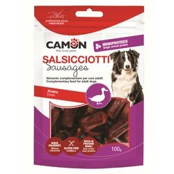 Mini saucisses de canard pour chien 100 g Camon Mini saucisses de canard pour chien 100 g Camon